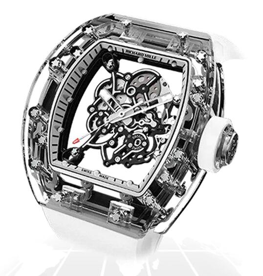 Best Richard Mille RM055 SAPPHIRE "A55 IVORY" Replica Watch